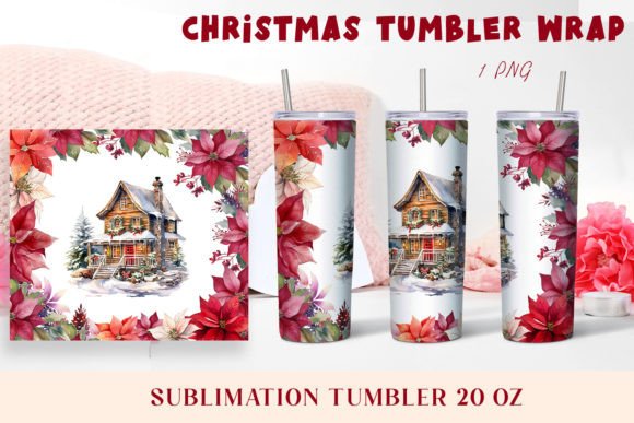 Download Christmas Watercolor Flowers Sublimation - Premium Resources